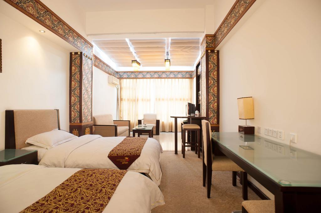 Jiuzhaigou Jinzhulinka Resort Hotel Zimmer foto