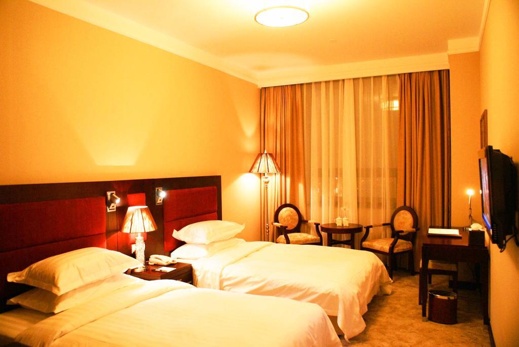 Jiuzhaigou Jinzhulinka Resort Hotel Zimmer foto