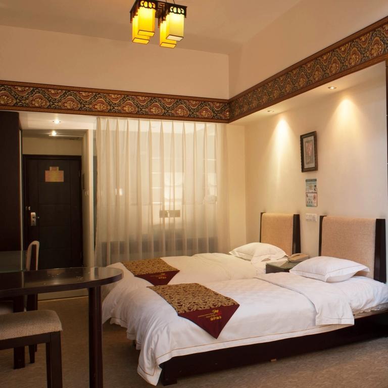 Jiuzhaigou Jinzhulinka Resort Hotel Zimmer foto