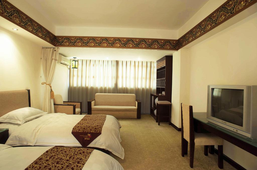Jiuzhaigou Jinzhulinka Resort Hotel Zimmer foto